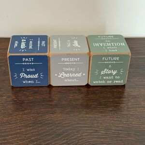 Demdaco 3 set mini blocks past present future 2”
